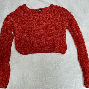 Knitted Sweater, Orange